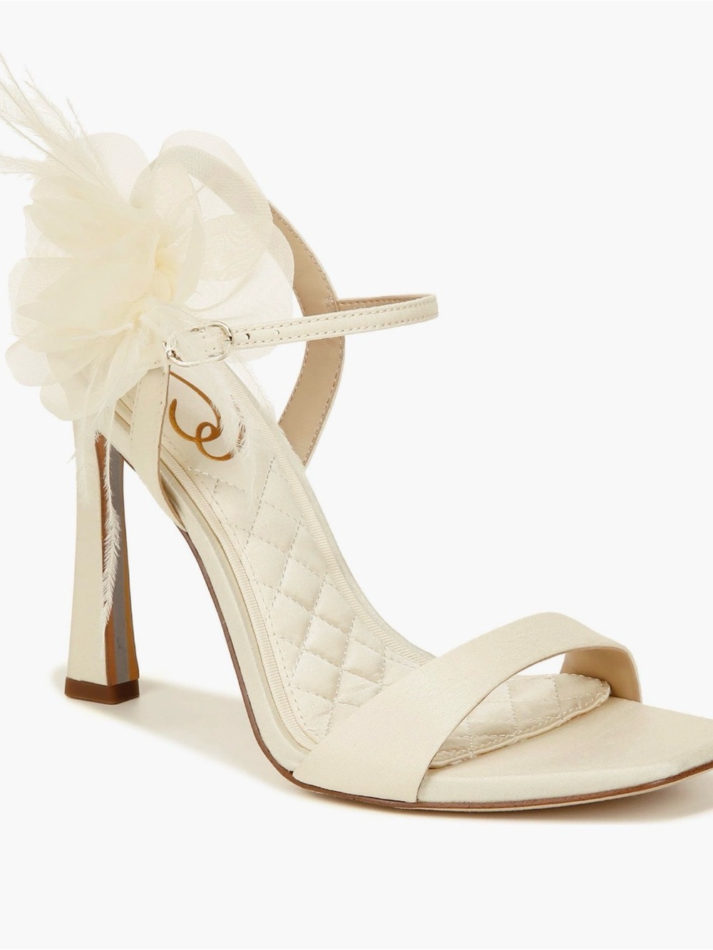 Sam Edelman Cream Floral-Accent Ankle-Strap Heels Sam Edelman
Leana Ankle Strap